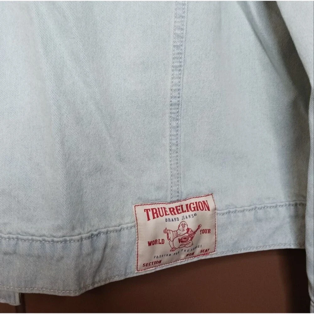 True Religion Men's Trucker Jean Jacket size M